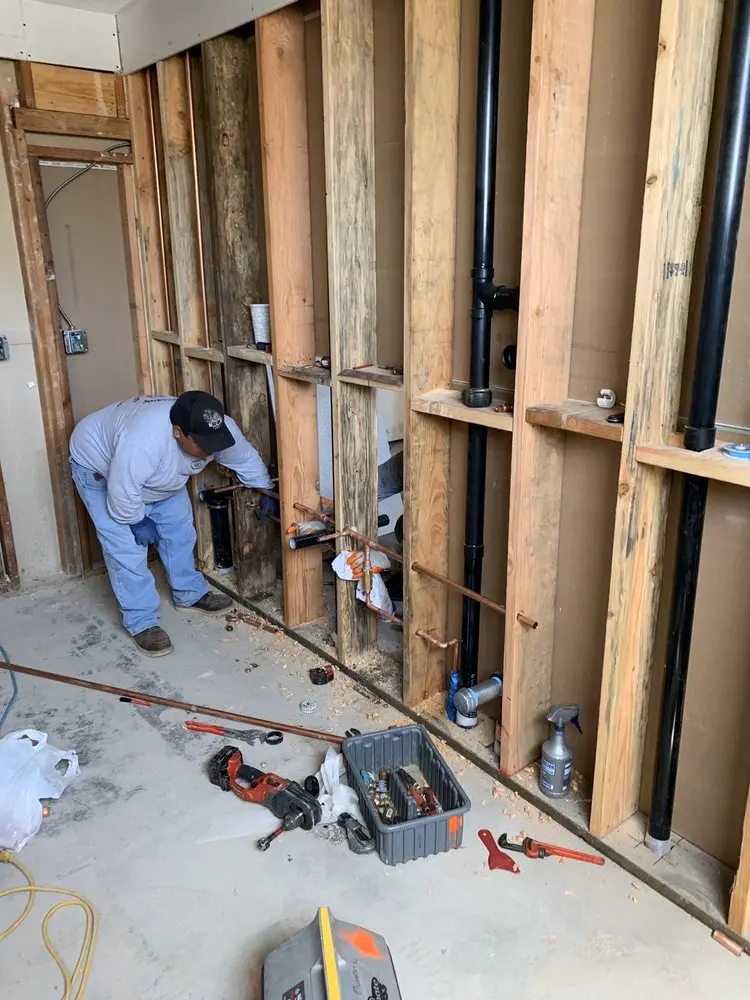 Commercial rough-in plumbing for Water Heater Replacement in Dupont Center